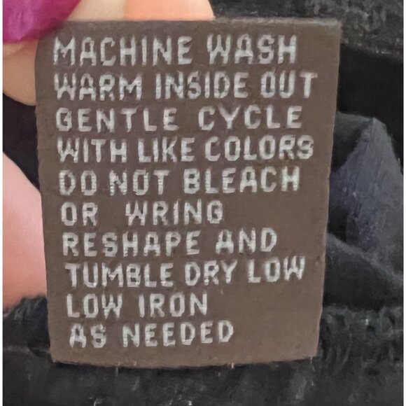 J McLaughlin Womens Velvet Jeans Black Size 12 Ankle Stretch High Rise Preppy - Picture 10 of 10